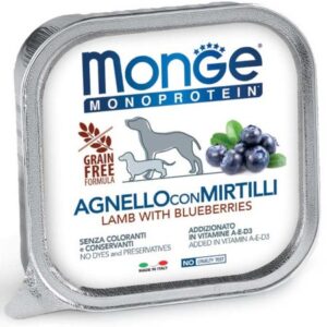 Monge Monoproteico Agnello e Mirtilli - 150 gr