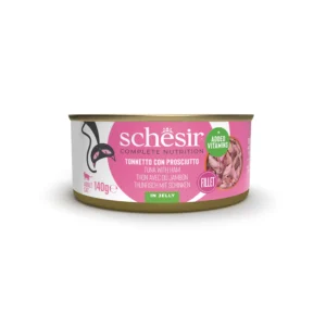 Schesir Complete Nutrition 140 gr- Tonnetto Con Prosciutto in Gelatina