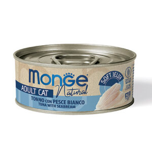 Monge Natural Superpremium Jelly - Tonno con Pesce Bianco 80 gr