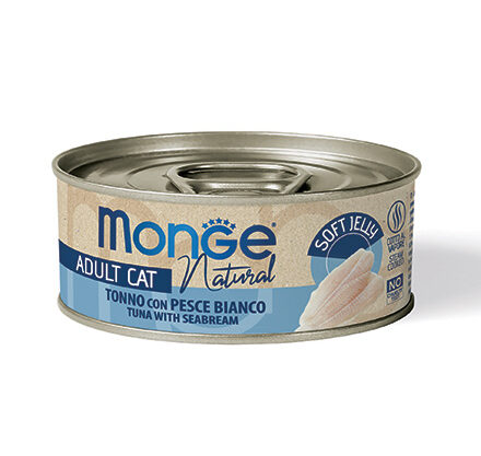 Monge Natural Superpremium Jelly - Tonno con Pesce Bianco 80 gr