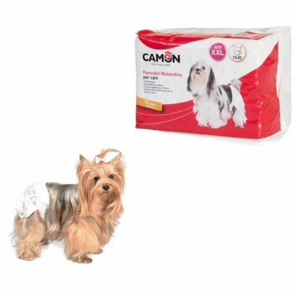 Camon - Pannolini Mutandina per Cani Taglia M - 35/45cm