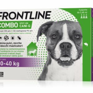 Frontline Combo per Cani da 20 a 40 Kg Unità di vendita: 1  confezione - 3 pipette da 2,68 ml