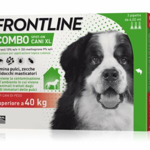 Frontline Combo per Cani da 40 a 60 Kg Unità di vendita: 1  confezione - 3 pipette da 4,02 ml