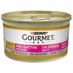 GOURMET Gold Gatto Mousse per Gattini con Vitello 85 gr
