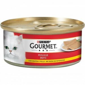 GOURMET Rosso Gatto Mousse con Anatra e Pollo 195 gr