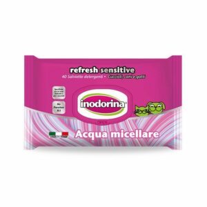 Inodorina Refresh Sensitive - 40 Salviette Detergenti - All'Acqua Micellare