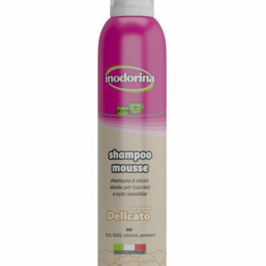 Inodorina Shampoo Mousse - A Secco 300 ml - Profumazione Delicato
