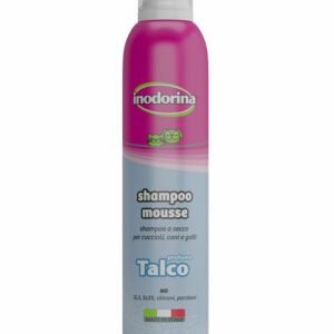 Inodorina Shampoo Mousse - A Secco 300 ml - Profumazione Talco