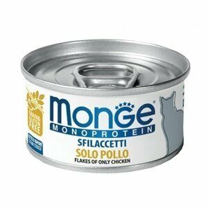 Monge - Monoproteico Sfilaccetti Solo Pollo - 80 gr
