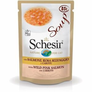 Schesir - Soup con Salmone Rosa Selvaggio e Carote - 85 gr