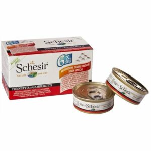 Schesir - Tonnetto con Gamberetti in Gelatina - 6x50 gr