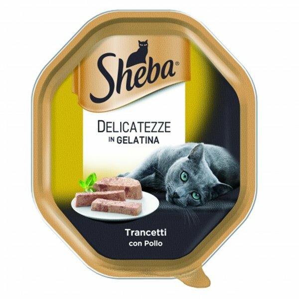 Sheba - Delicatezze in Gelatina Trancetti con Pollo - 85 gr