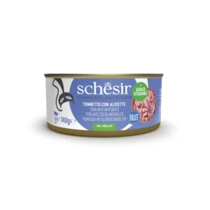 Schesir Complete Nutrition 140 gr- Tonnetto Con Alicette in Gelatina