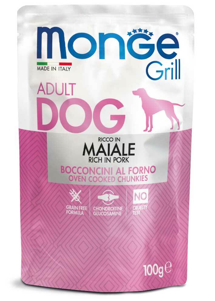 Monge - Linea Grill con Maiale - 100 gr