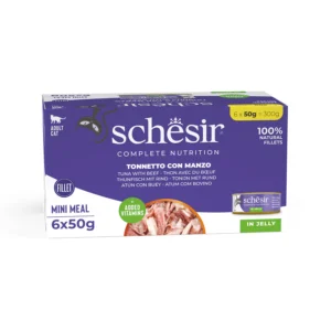 Schesir - Tonnetto con Filetti di Manzo in Gelatina - 6x50 gr