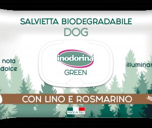 Inodorina Green Salvietta Biodegradabile Dog - Lino e Rosmarino - 30 pz