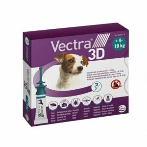 Ceva Salute Animale - Vectra 3D Soluzione spot-on per cani da 4 -10 KG (3 pipette)
