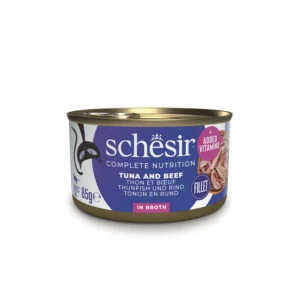 Schesir Complete Nutrition 85 gr - Tonnetto e Manzo in Brodo