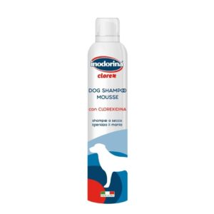 Inodorina Shampoo Mousse  A Secco con Clorexidina  - 300 ml