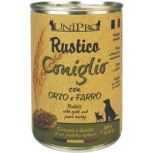 Unipro - Rustico al Coniglio con Orzo e Farro - 400 gr