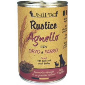 Unipro - Rustico Agnello con Orzo e Farro - 400 gr