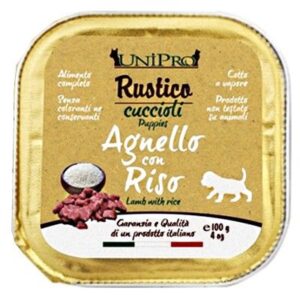 Unipro - Rustico CUCCIOLI Agnello con Riso - 100 gr