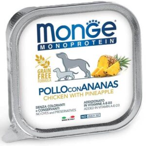 Monge  Monoproteico Pollo e Ananas - 150 gr