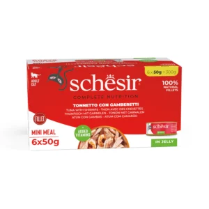 Schesir - Tonnetto con Gamberetti in Gelatina - 6x50 gr