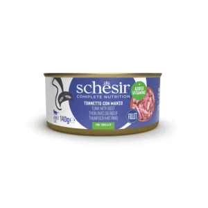 Schesir Complete Nutrition 140 gr- Tonnetto Con Manzo in Gelatina