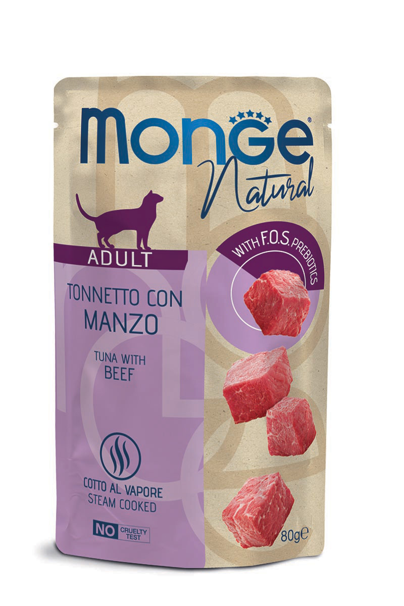 Monge - Natural Superpremium Tonno con Manzo - 80 gr