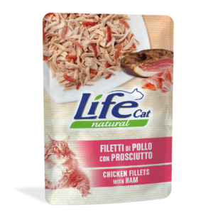 Life Cat Naturale Filetti di Pollo con Prosciutto - 70 gr