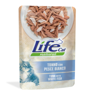 Life Cat Naturale Tonno con Pesce Bianco - 70 gr