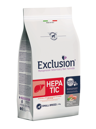 Exclusion Diet Hepatic Pork & Rice and Pea Small Breed - 2 Kg