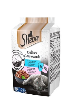 Sheba - Délices du Jour Gourmands Taste Of Tokyo - 6x50 gr