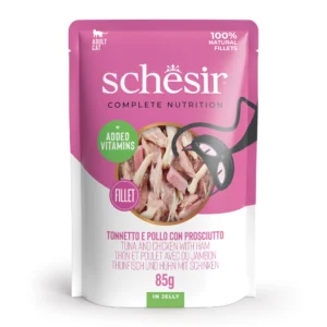 Schesir Bustina 85 gr - Tonnetto e Pollo con Prosciutto