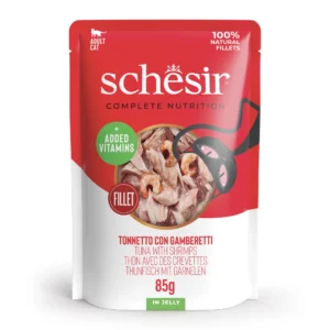 Schesir Complete Nutrition Bustine  85 gr - Tonnetto con Gamberetti