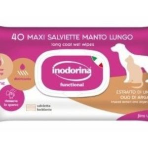 Inodorina Functional - 40 Maxi salviette manti lungo - con estratto di lino ed olio di argon