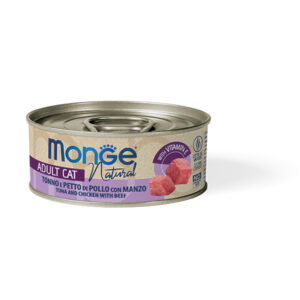 Monge - Natural Superpremium Tonno e Petto di Pollo con Manzo - 80 gr