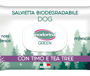 Inodorina Green Salvietta Biodegradabile Dog - Timo e Tea Tree - 30 pz