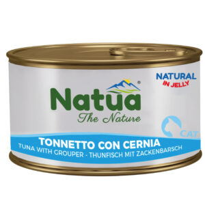 Natua Cat Natural in Jelly - Tonnetto con Cernia - 85 gr