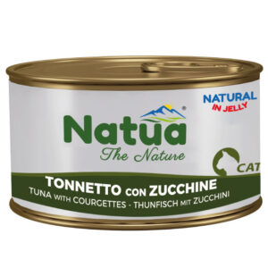 Natua Cat Natural in Jelly - Tonnetto con Zucchine - 85 gr