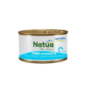 Natua Cat Natural in Broth - Tonno con Alicette - 85 gr