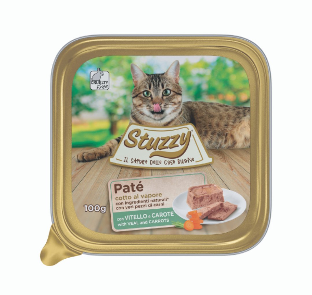 Mister Stuzzy Cat - Vitello e Carote - 100 gr