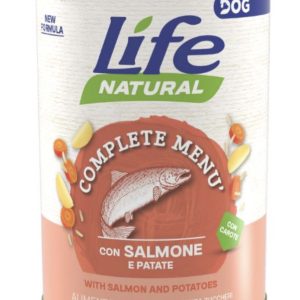 Life Dog Natural - Complete Menu’ - Salmone e Patate 400 Gr.