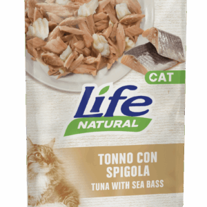 Life Cat Naturale Tonno con Spigola - 70 gr