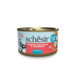 Schesir CUTS Adult Filetti di Sardine con Salsa di Aragosta in salsa - 70g