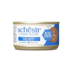 Schesir Veterinary Solutions WEIGHT CONTROL FIOCCHI Tonnetto con Merluzzo - 80 gr