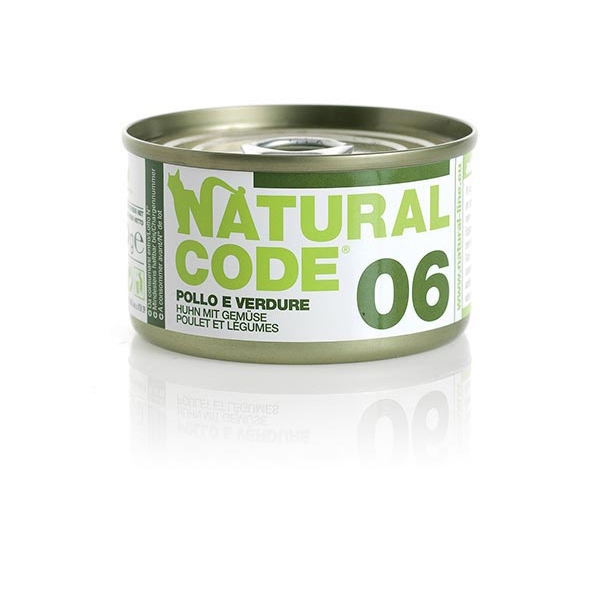 Natural Code - 06 Pollo e Verdure - 85 gr