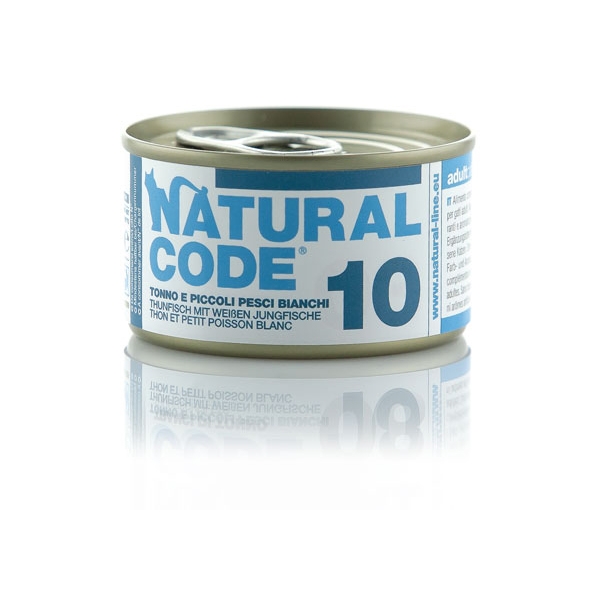 Natural Code - 10 Tonno e Piccoli Pesci Bianchi - 85 gr
