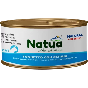 Natua Cat Natural in Jelly - Tonnetto con Cernia - 150 gr